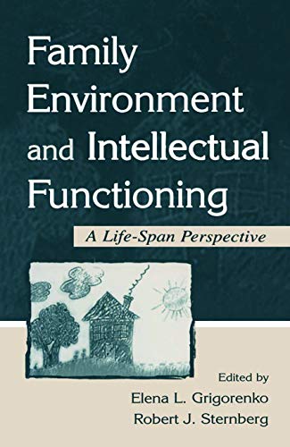 Imagen de archivo de Family Environment and Intellectual Functioning: A Life-span Perspective a la venta por Wonder Book
