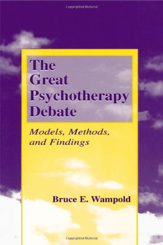 Imagen de archivo de The Great Psychotherapy Debate: Models, Methods, and Findings (Lea's Counseling and Psychotherapy) a la venta por GoldenWavesOfBooks