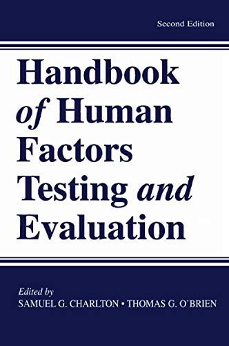 Imagen de archivo de Handbook of Human Factors Testing and Evaluation a la venta por Blackwell's