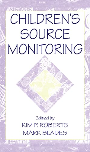 Imagen de archivo de Children's Source Monitoring a la venta por Blackwell's
