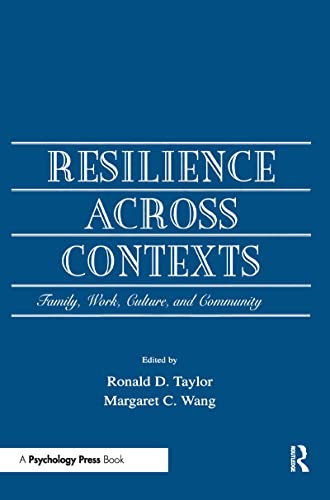 Stock image for Resilience Across Contexts: Family, Work, Culture, and Community for sale by ThriftBooks-Atlanta