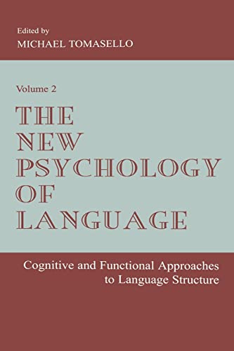 Imagen de archivo de The New Psychology of Language: Cognitive and Functional Approaches To Language Structure, Volume II a la venta por Kona Bay Books