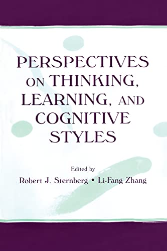 Imagen de archivo de Perspectives on Thinking, Learning, and Cognitive Styles (Educational Psychology Series) a la venta por Chiron Media