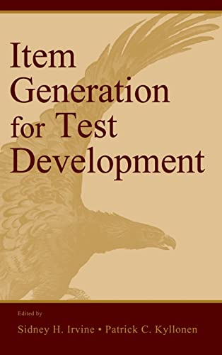 9780805834413: Item Generation for Test Development