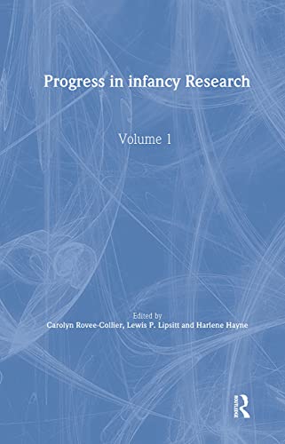 9780805834932: Progress in infancy Research: Volume 1