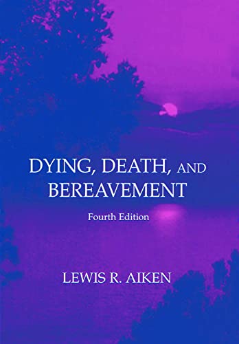 Imagen de archivo de Dying, Death, and Bereavement a la venta por Blackwell's