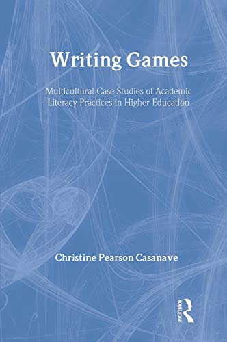 Imagen de archivo de Writing Games : Multicultural Case Studies of Academic Literacy Practices in Higher Education a la venta por Better World Books
