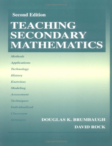 Imagen de archivo de Teaching Secondary Mathematics Through Applications a la venta por Better World Books