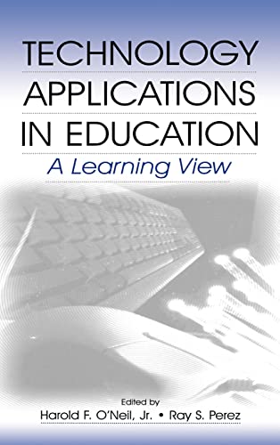 Beispielbild fr Technology Applications in Education : A Learning View zum Verkauf von Better World Books: West