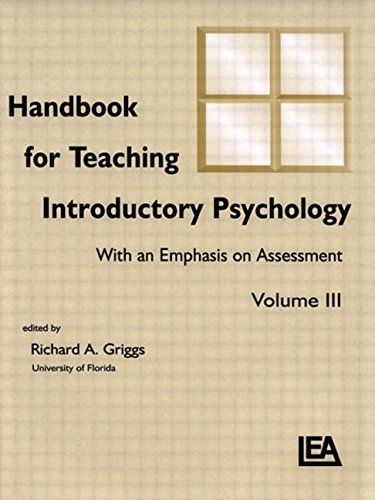 Imagen de archivo de Handbook for Teaching Introductory Psychology: Volume Ii a la venta por Goodwill