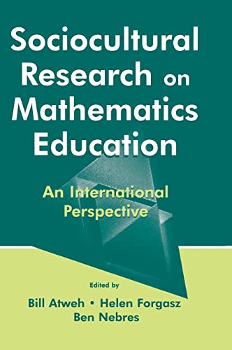 Imagen de archivo de Sociocultural Research on Mathematics Education: An International Perspective a la venta por Blackwell's