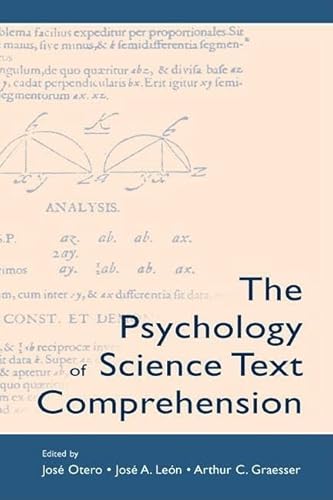 Imagen de archivo de The Psychology of Science Text Comprehension a la venta por Book House in Dinkytown, IOBA