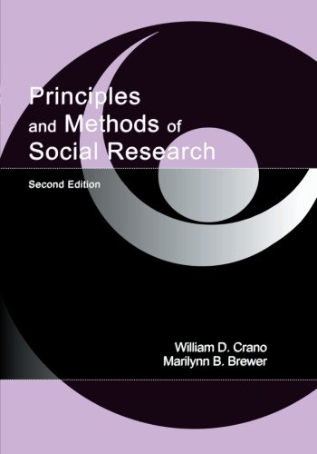 Imagen de archivo de Principles and Methods of Social Research a la venta por Better World Books