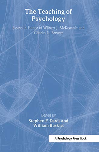 9780805839531: The Teaching of Psychology: Essays in Honor of Wilbert J. McKeachie and Charles L. Brewer