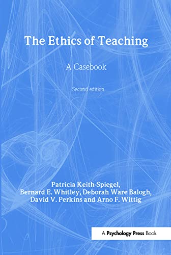 Imagen de archivo de The Ethics of Teaching: A Casebook a la venta por HPB-Red