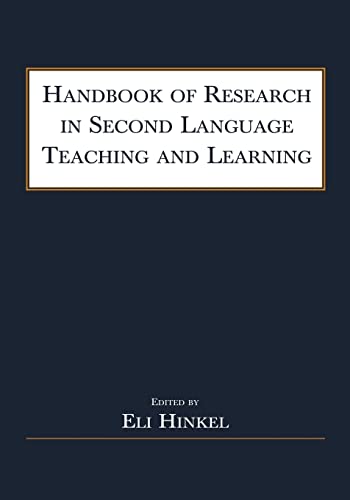 Imagen de archivo de Handbook of Research in Second Language Teaching and Learning a la venta por Wonder Book