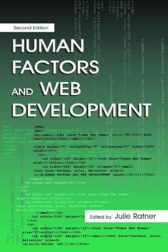 Imagen de archivo de Human Factors and Web Development a la venta por BOOKWEST