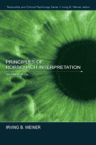 Imagen de archivo de Principles of Rorschach Interpretation (Lea Series in Personality and Clinical Psychology) a la venta por Goodwill