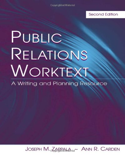 Beispielbild fr Public Relations Worktext: Strategic Message Development zum Verkauf von Reuseabook