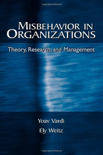 Beispielbild fr Misbehavior in Organizations : Theory, Research, and Management zum Verkauf von Better World Books