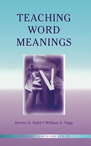 Stock image for Teaching Word Meanings for sale by Better World Books