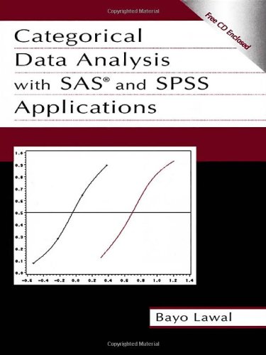 Stock image for Categorical Data Analysis With Sas and Spss Applications for sale by Wonder Book
