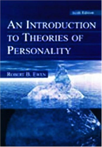 The Instructive Manual to a Theories of Personality (9780805846362) by Ewen, Robert B.