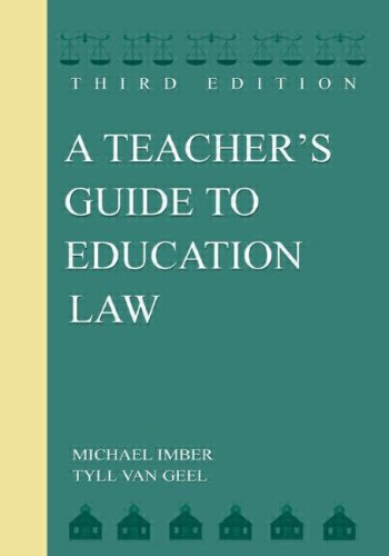 Beispielbild fr A Teacher's Guide to Education Law zum Verkauf von Better World Books