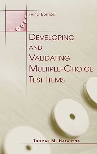 9780805846614: Developing and Validating Multiple-choice Test Items