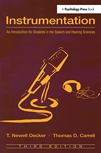 Stock image for Instrumentation: An Introduction for Students in the Speech and Hearing Sciences for sale by ThriftBooks-Atlanta