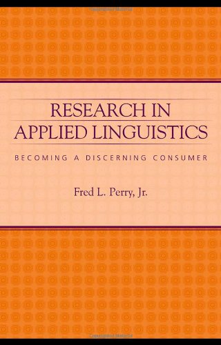 Stock image for Research in Applied Linguistics: Becoming a Discerning Consumer for sale by Bahamut Media