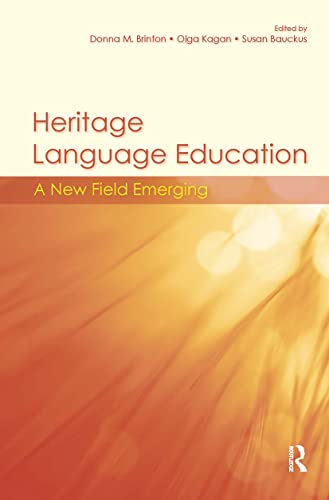 Stock image for Heritage Language Education: A New Field Emerging for sale by GF Books, Inc.