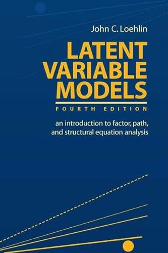 9780805849103: Latent Variable Models: An Introduction to Factor, Path, and Structural Equation Analysis