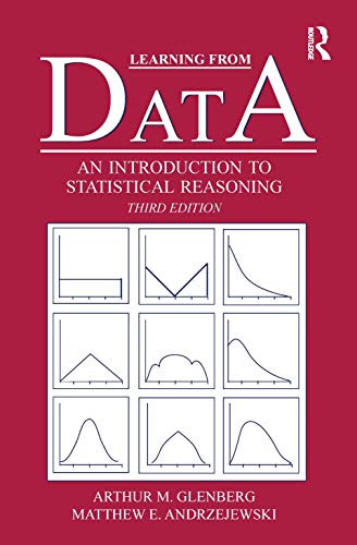 9780805849219: Learning From Data: An Introduction To Statistical Reasoning