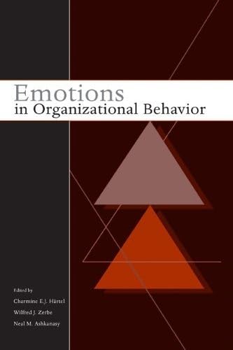 Stock image for Emotions in Organizational Behavior for sale by TranceWorks