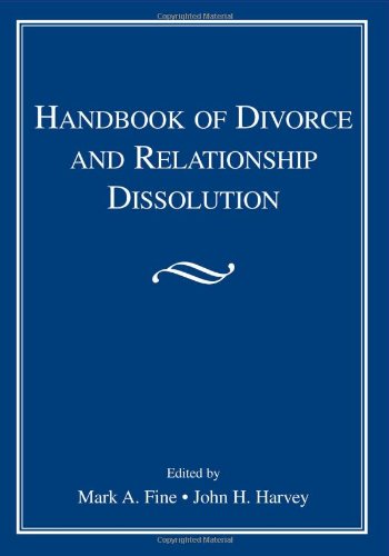 Beispielbild fr Handbook of Divorce and Relationship Dissolution zum Verkauf von HPB-Red