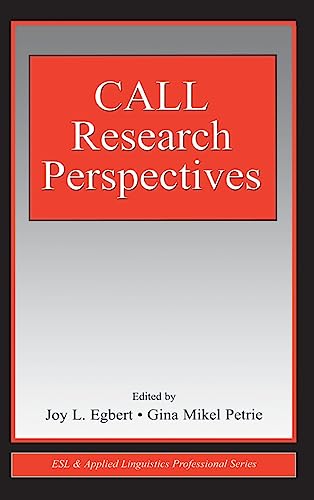 Stock image for CALL Research Perspectives (ESL & Applied Linguistics Professional Series) for sale by Chiron Media