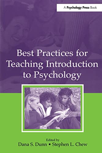 Stock image for Best Practices for Teaching Introduction to Psychology for sale by Blackwell's