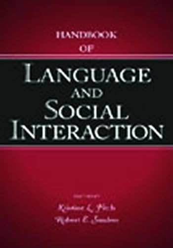 9780805853193: Handbook of Language and Social Interaction (Routledge Communication Series)