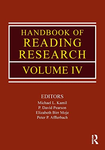 Stock image for Handbook of Reading Research, Volume IV for sale by ThriftBooks-Dallas