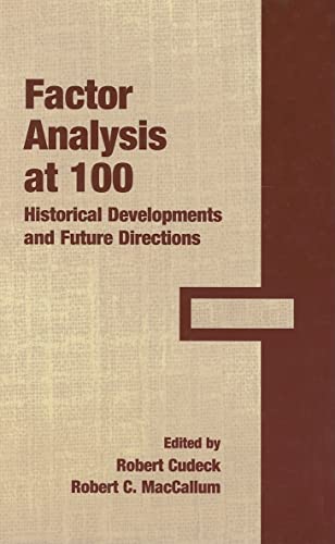 Imagen de archivo de Factor Analysis at 100: Historical Developments and Future Directions a la venta por Chiron Media