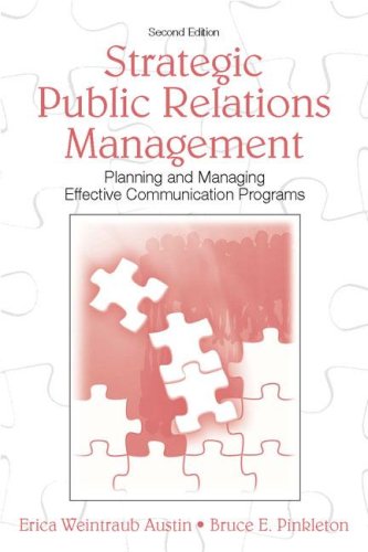 Beispielbild fr Strategic Public Relations Management zum Verkauf von Books Puddle