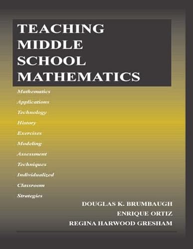 9780805854046: Teaching Middle School Mathematics