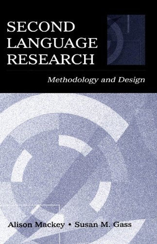 9780805856026: Second Language Research: Methodology And Design