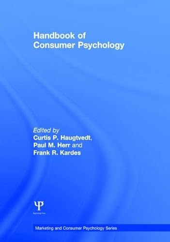 Beispielbild fr Handbook of Consumer Psychology zum Verkauf von ThriftBooks-Atlanta