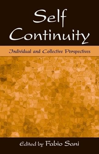 9780805857016: Self Continuity: Individual and Collective Perspectives