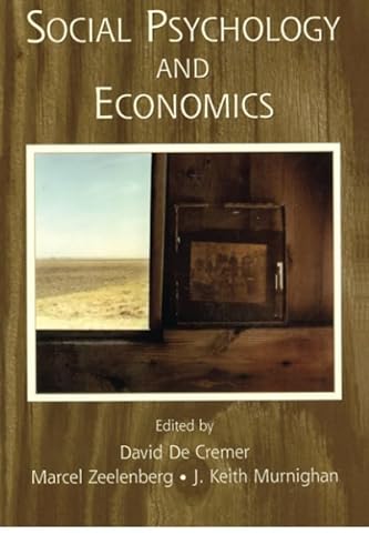Beispielbild fr Social Psychology and Economics zum Verkauf von Better World Books