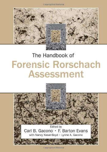 Beispielbild fr The Handbook of Forensic Rorschach Assessment (Personality and Clinical Psychology) zum Verkauf von Chiron Media