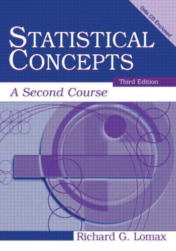 Imagen de archivo de Statistical Concepts: A Second Course, Third Edition a la venta por HPB-Red