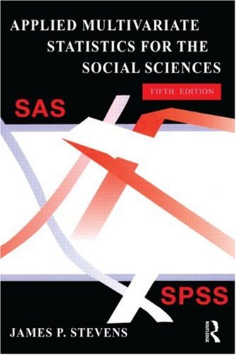 Imagen de archivo de Applied Multivariate Statistics for the Social Sciences, Fifth Edition a la venta por ThriftBooks-Dallas